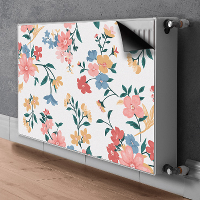 Heizkörperverkleidung magnet Farbenfrohe blumen