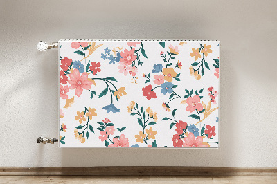 Heizkörperverkleidung magnet Farbenfrohe blumen