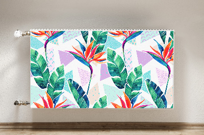 Magnet Heizkörperverkleidung Tropische flora