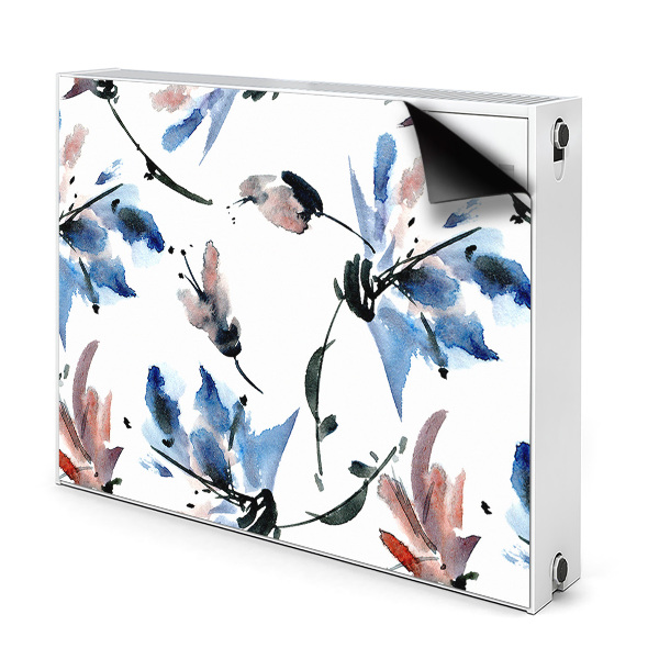 Magnet Heizkörperverkleidung Aquarellblüten