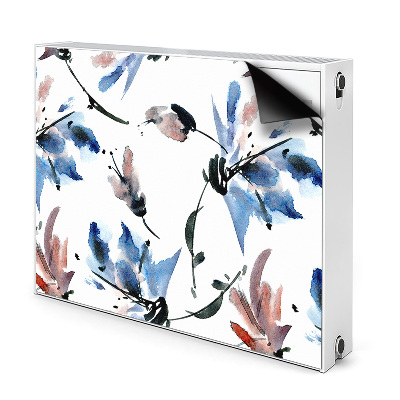 Magnet Heizkörperverkleidung Aquarellblüten