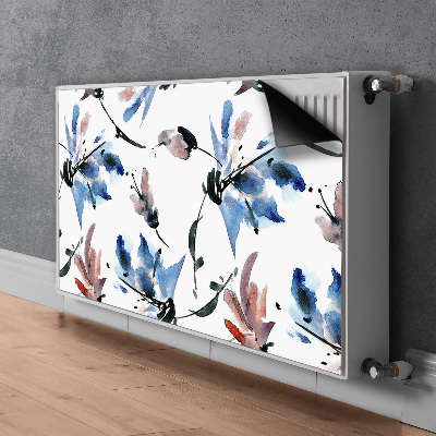Magnet Heizkörperverkleidung Aquarellblüten