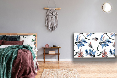Magnet Heizkörperverkleidung Aquarellblüten