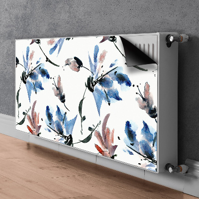 Magnet Heizkörperverkleidung Aquarellblüten