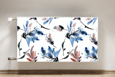 Magnet Heizkörperverkleidung Aquarellblüten
