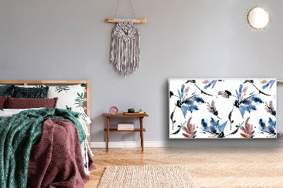 Magnet Heizkörperverkleidung Aquarellblüten