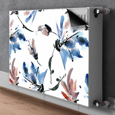 Magnet Heizkörperverkleidung Aquarellblüten