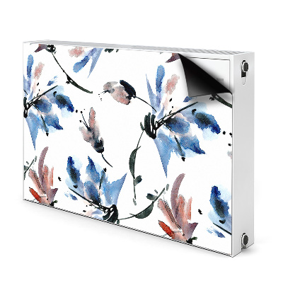 Magnet Heizkörperverkleidung Aquarellblüten