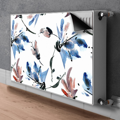 Magnet Heizkörperverkleidung Aquarellblüten