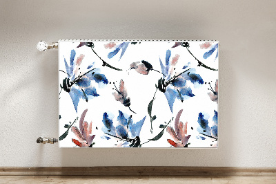 Magnet Heizkörperverkleidung Aquarellblüten