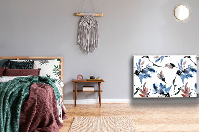 Magnet Heizkörperverkleidung Aquarellblüten