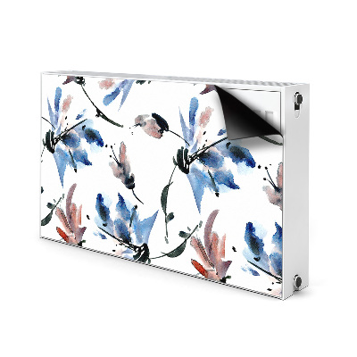 Magnet Heizkörperverkleidung Aquarellblüten