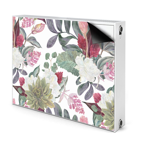 Heizkörperverkleidung magnet Farbenfrohe blumen