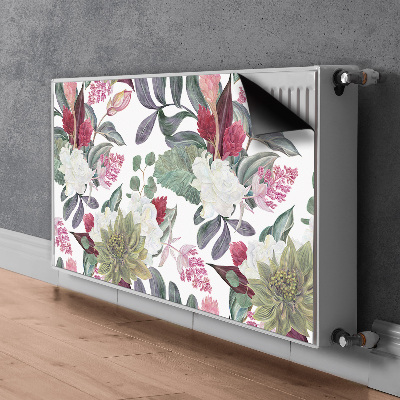 Heizkörperverkleidung magnet Farbenfrohe blumen