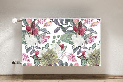 Heizkörperverkleidung magnet Farbenfrohe blumen