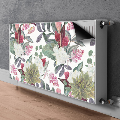 Heizkörperverkleidung magnet Farbenfrohe blumen