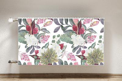 Heizkörperverkleidung magnet Farbenfrohe blumen