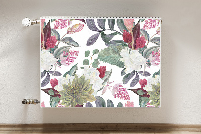 Heizkörperverkleidung magnet Farbenfrohe blumen