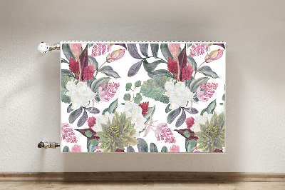 Heizkörperverkleidung magnet Farbenfrohe blumen