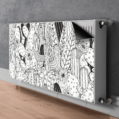 Heizkörperverkleidung magnet Cactus-comic-buch