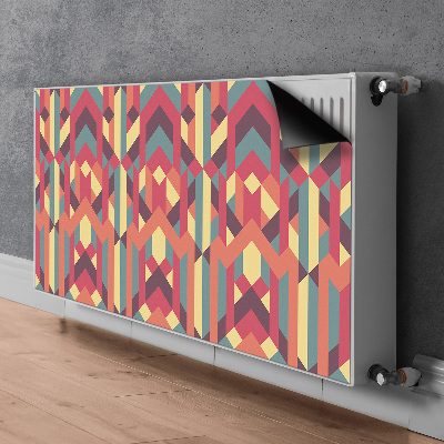 Heizkörperverkleidung magnet Farbenfrohe linien