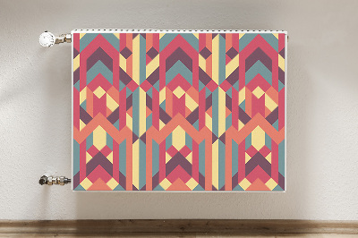 Heizkörperverkleidung magnet Farbenfrohe linien