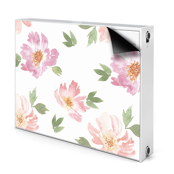 Magnet Heizkörperverkleidung Aquarellblüten