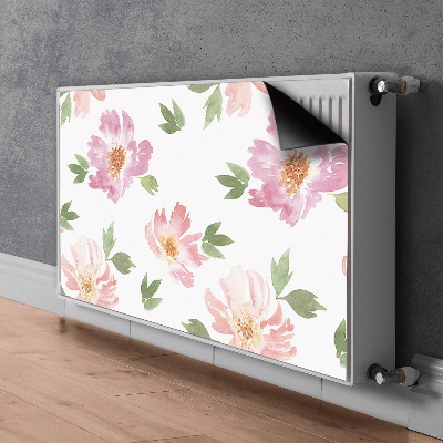 Magnet Heizkörperverkleidung Aquarellblüten