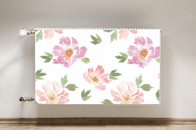 Magnet Heizkörperverkleidung Aquarellblüten