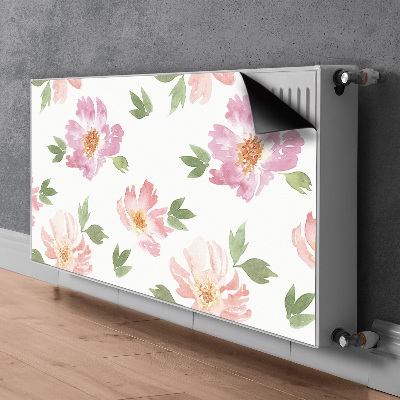 Magnet Heizkörperverkleidung Aquarellblüten