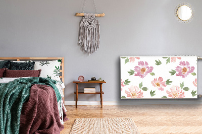 Magnet Heizkörperverkleidung Aquarellblüten