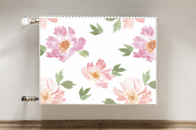 Magnet Heizkörperverkleidung Aquarellblüten
