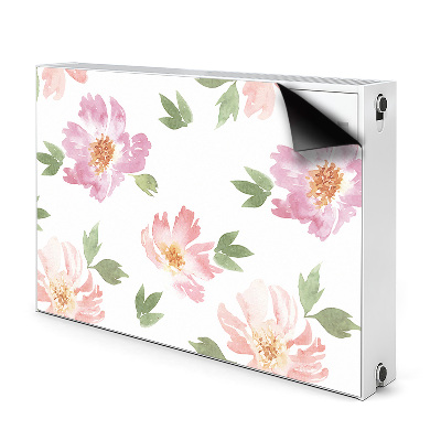 Magnet Heizkörperverkleidung Aquarellblüten