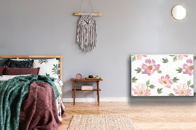 Magnet Heizkörperverkleidung Aquarellblüten