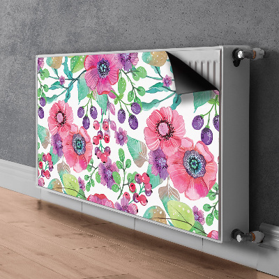 Heizkörperverkleidung magnet Blumen und beeren