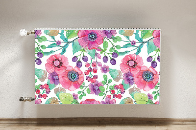 Heizkörperverkleidung magnet Blumen und beeren