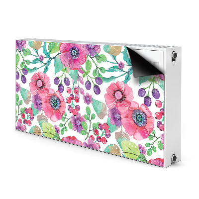 Heizkörperverkleidung magnet Blumen und beeren