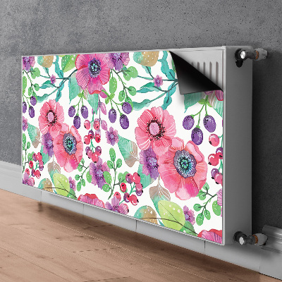 Heizkörperverkleidung magnet Blumen und beeren