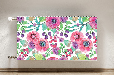 Heizkörperverkleidung magnet Blumen und beeren