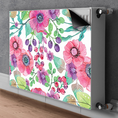 Heizkörperverkleidung magnet Blumen und beeren