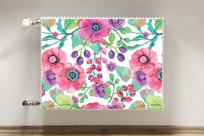 Heizkörperverkleidung magnet Blumen und beeren