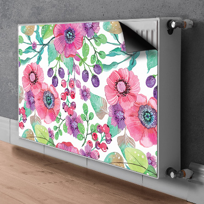 Heizkörperverkleidung magnet Blumen und beeren