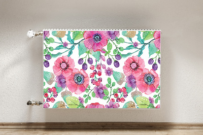 Heizkörperverkleidung magnet Blumen und beeren