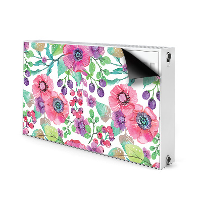 Heizkörperverkleidung magnet Blumen und beeren