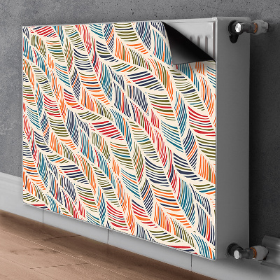 Heizkörperverkleidung magnet Bunte wellen