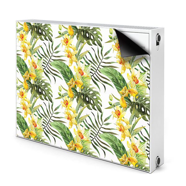 Heizkörperverkleidung magnetisch Exotisches blatt