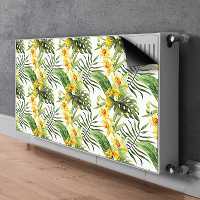 Heizkörperverkleidung magnetisch Exotisches blatt