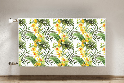 Heizkörperverkleidung magnetisch Exotisches blatt