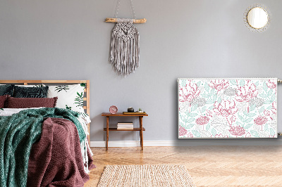Heizkörperverkleidung magnet Blumenkonturen
