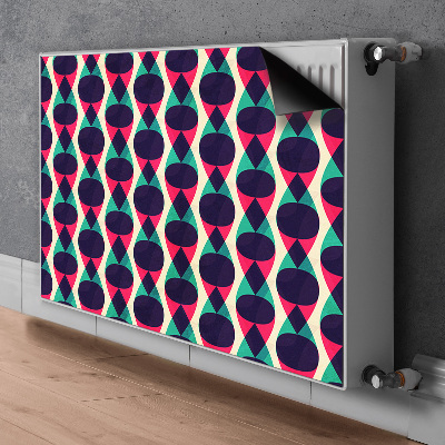 Heizkörperverkleidung magnet Farbenfrohes muster